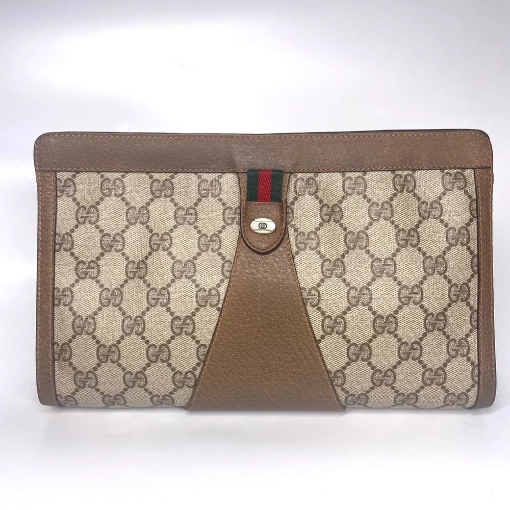 Gucci Ophidia Supreme GG Monogram Accessory Collection Clutch - Picture 8 of 16